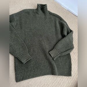 Olive turtle neck sweater